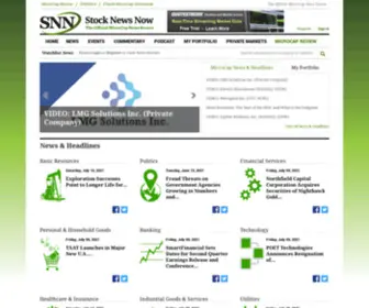 Stocknewsnow.com(SNN) Screenshot