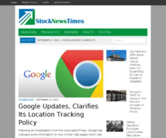 Stocknewstimes.com(Stock Market News and Research Tools) Screenshot