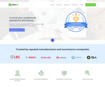 Stockone.com(Warehouse Management System) Screenshot