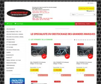 Stockovelo.fr(Des prix bas toute l'année) Screenshot