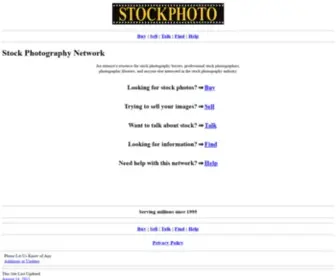 Stockphoto.net(STOCKPHOTO Stock Photography Network) Screenshot