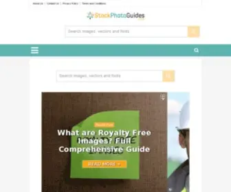 Stockphotoguides.com(Stock Photo Guides) Screenshot
