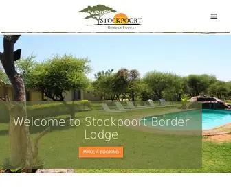 Stockpoortlodge.co.za(Stockpoort Border Lodge. The Lodge) Screenshot