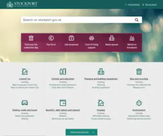 Stockport.gov.uk(Stockport Council) Screenshot