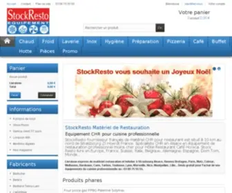 Stockresto.com(Matériel Restauration) Screenshot