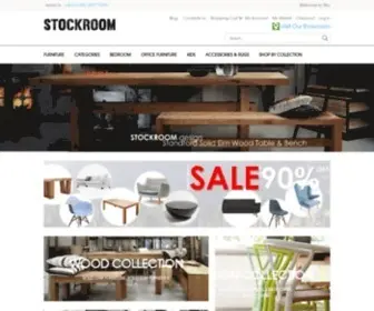 Stockroom.com.hk(STOCKROOM FURNITURE Outlet) Screenshot