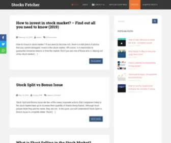 Stocksfetcher.com(Stocksfetcher) Screenshot