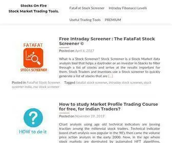 Stocksonfire.in(Stocks On Fire) Screenshot