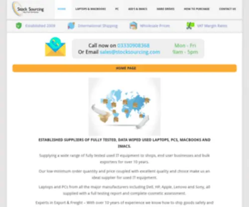 Stocksourcing.com(Stock Sourcing) Screenshot