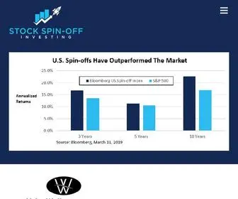 Stockspinoffinvesting.com(Uncovering Undervalued Spinoffs) Screenshot