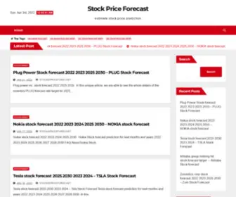 Stockspriceforecast.com(Stock Price Forecast) Screenshot