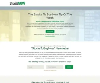 Stockstobuynow.com(Stockstobuynow) Screenshot