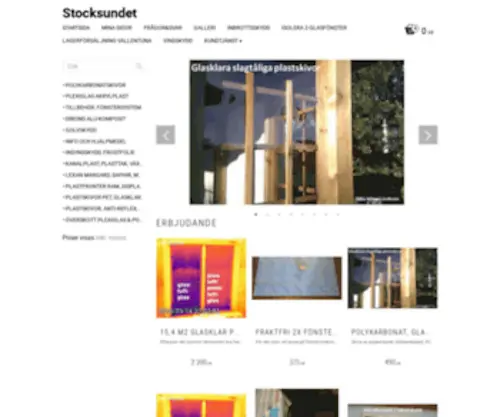 Stocksundet.se(Köpa polykarbonat) Screenshot