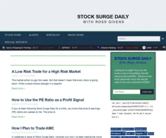 Stocksurgedaily.com(Stock Surge Daily) Screenshot