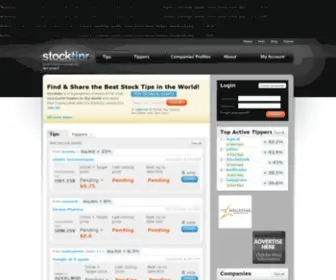 Stocktipr.com(Stocktipr) Screenshot