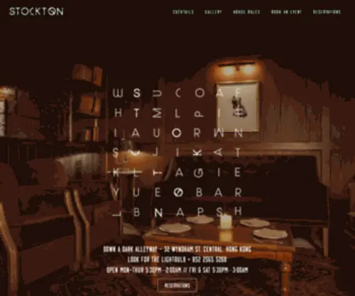 Stockton.com.hk(Stockton Secret Whisky Bar) Screenshot