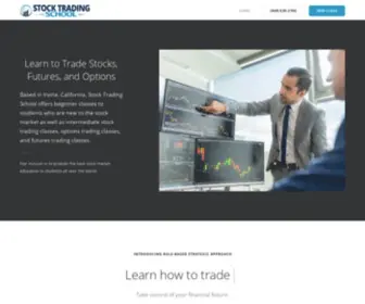 Stocktradingschool.com(Stock Trading School) Screenshot