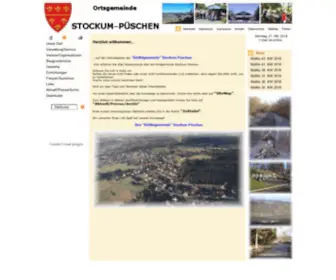 Stockum-Pueschen.de(Stockum-Püschen online) Screenshot