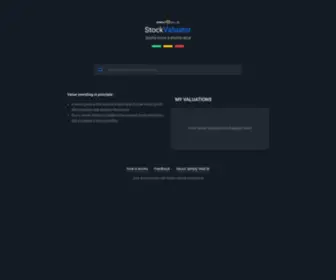 Stockvaluator.co(Stockvaluator) Screenshot