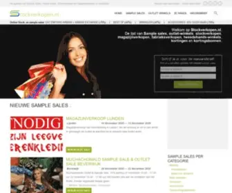 Stockverkopen.nl(Sample Sales) Screenshot