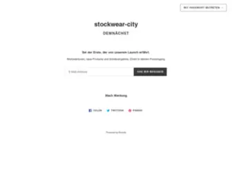 Stockwear-City.com(Eröffnet demnächst) Screenshot