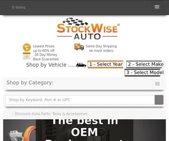 Stockwiseauto.com(Discount Auto Parts) Screenshot