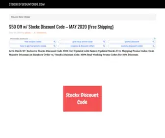 StockXdiscountcode.com(Great Clips Coupons Code Online Printable 2023) Screenshot