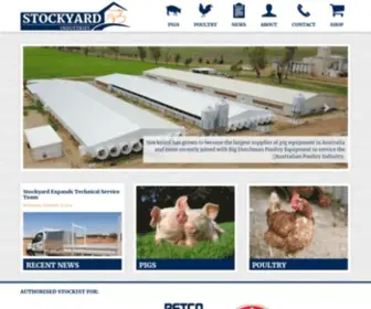 Stockyardindustries.com(Australia's Largest Supplier of Pig & Poultry Equipment) Screenshot