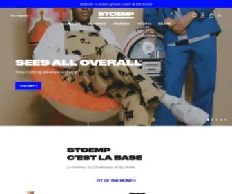 Stoemp.be(Le meilleur du Streetwear et du Skate) Screenshot