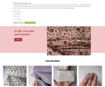 Stofdepotet.dk(Stoffer og metervarer) Screenshot