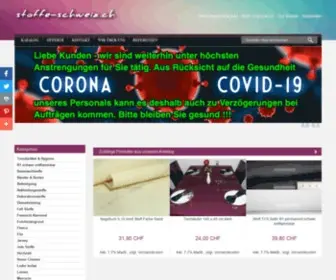 Stoffe-SChweiz.ch(Die bunte Vielfalt der Stoffe) Screenshot