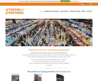 Stoffenspektakel.nl(Stoffen Spektakel de leukste stoffenbeurs) Screenshot