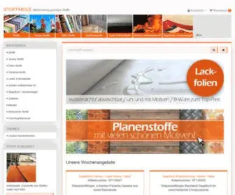 Stoffmeile.at(Online kaufen) Screenshot