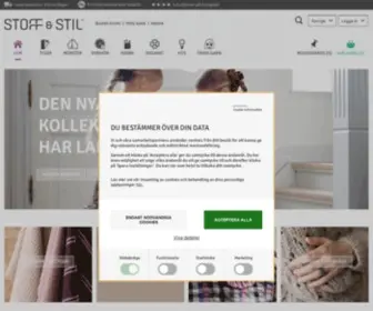 Stoffochstil.se(Tyger, garn, hobby och sybehör) Screenshot