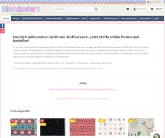 StoffVersand.de(Stoffversand kleinkariert bietet eine große Auswahl an hochwertigen Stoffen) Screenshot