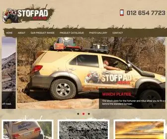 Stofpad4X4.co.za(4x4 Products and Accessories) Screenshot