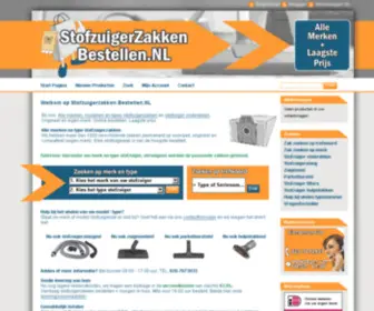 StofZuigerzakkenbestellen.nl(Stofzuigerzakken) Screenshot