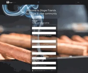 Stogiefriends.com(Online Cigar & Pipe Community) Screenshot