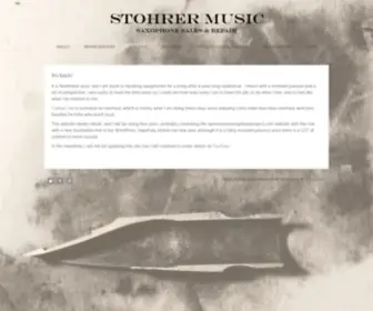 Stohrermusic.com(Stohrer Music) Screenshot