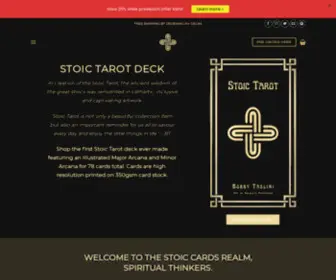 Stoictarot.com(Stoic Tarot) Screenshot