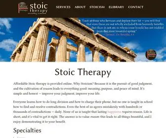 Stoictherapy.com(Live According to Nature) Screenshot