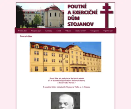 Stojanov.cz(Poutní) Screenshot