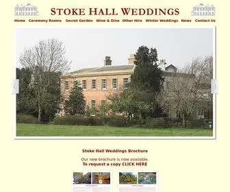 Stokehallweddings.com(Stoke Hall Weddings venue for weddings and civil ceremonies near Newark on Trent) Screenshot