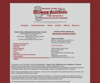 Stokesauction.com(A Washington Auction Company) Screenshot
