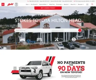 Stokesbrowntoyotahiltonhead.com(Stokes Toyota Hilton Head) Screenshot