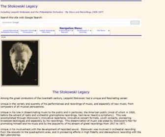 Stokowski.org(Leopold Stokowski Legacy) Screenshot