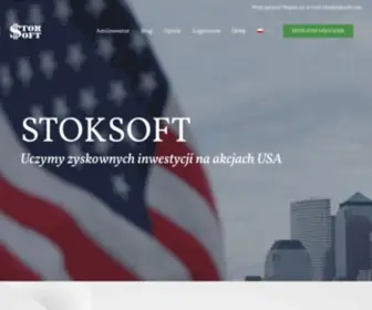 Stoksoft.com(Uczymy zyskownego zarabiania na giełdzie) Screenshot