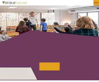 Stolaf.edu(Olaf College) Screenshot