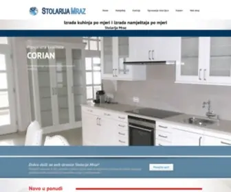 Stolarijamraz.com(Izrada namještaja po mjeri) Screenshot