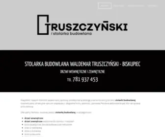 Stolarkabudowlana-Biskupiec.pl(Stolarka Budowlana Waldemar Truszczyński) Screenshot